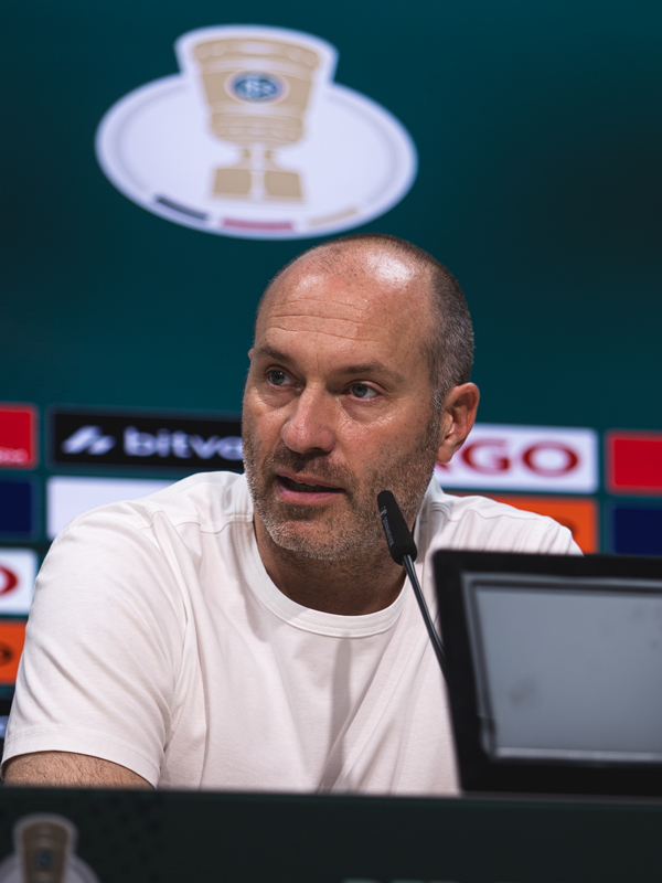 SVWW - Pressekonferenz nach dem DFB-Pokalspiel